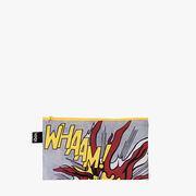 Roy Lichtenstein Whaam! set of 3 zip pockets